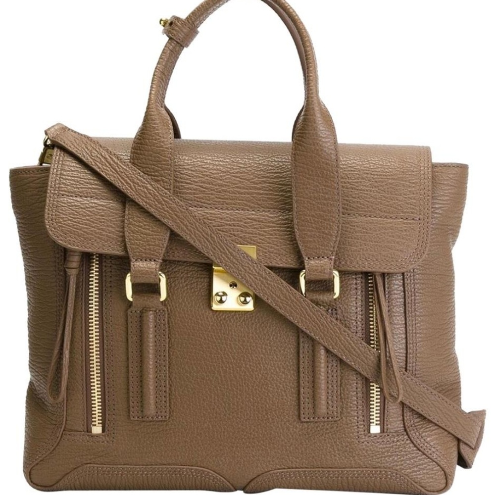 3.1 Phillip Lim Large Pashli Brown Leather Satchel